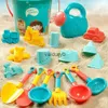 Sand Play Water Fun 18 세트 Ldren 's Beach Toy 모래 시계 아기 여행 야외 도구 레이크 급수 캔자 삽 Modelvaiduryb