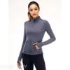 lu lu lu define woman yoga fitness jacket longs Sleeve Bodybuilding Jacket