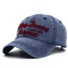 Play Jeans Letter Hat Men's and Women's Baseball Caps, Washed Cotton Duckbill Caps, Curved Brim Caps WholesaleMNF