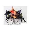 6 stylów Śliczne Halloween Ghost Festival impreza Dekoracja Dekoracja Hat Hat Girl Girl z koronkowym złoceniem Spider Web BJ