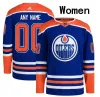 CUSTOM CUSTOM Edmonton Männer Frauen Jugend Oilers Hockey Trikots 55 Dylan Holloway 18 Zach Hyman 91 Evander Kane 13 Jesse Puljujarvi 56 Kailer Y