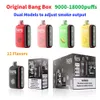 Bang Box 18000 Puff Vape E Cigarettes Vape jetable Mode impulsion Mesh Coil Batterie rechargeable Affichage 0% 2% 3% 5% Vape Puff 12000 12k 9000 9k 10k 10000 15000 15k