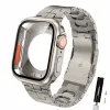 Титановый металлический ремешок, превращающийся в Ultra для Apple Watch 8 7 6 SE 5, металлический ремешок для iWatch 44 мм 45 мм, обновленный чехол-браслет Ultra