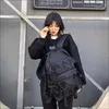 Sacos escolares Preto À Prova D 'Água Safari Estilo Mochila de Viagem Ao Ar Livre Para Mulheres Simples Laptop Livros Estudantes Causal Caminhadas Bag