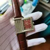 Mode 27x46mm Reverso montre le plus récent visage miroir ultra mince en acier inoxydable Japon Quartz HOMMES FEMMES MONTRES montre-bracelet étanche de haute qualité