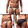 Sous-caisse Men Sexy Breifs Ice Silk Smooth Sissy Underwear Ultra-Thin Gay Gague Bikini Bugle Poux Calzoncillos Hombre Slip