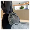 2024 Top Novas Mochilas de Strass Bolsas Crossbody para Mulheres Grandes Bolsas Hobo Lady Chain Buckte Bolsa Feminina Bolsa de Noite Festa Diamantes Bolsas