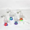 hookahs Ash catcher 14 18 mm joint ashcatcher 45 degree angle clear for Water Glass Recycler oil rig bong pipes LL
