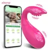 Vibratoren APP Bluetooth-Steuerung Vibrator für Frauen Klitoris G-Punkt-Dildo-Massagegerät 2 Motoren Vibrierendes Liebeshöschen Sexspielzeug für Erwachsene