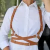 Belts Luxury Women's Harness Bra Lether Suspenders Fashion For Women Sexy Girls Corset Shirt Dress Vest Body