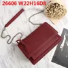 Sagni di design Women Women Fashion Crossbody 22 cm largo guscio duro vera cuoio cuoio perfetto per la valigetta 287r