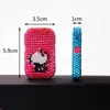 Lighters Cute Rhinestone Lighter Pink Flame Jet Torch Lighter Ladies Cigarette Lighter Gadget Beautiful Lighter Butane Inflatable Lighter YQ240124