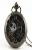 Silverblackbronze Christmas Pocket Watch Jack Skellington Tim Burton film Kids Wisiant Naszyjnik