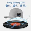 Przenośne głośniki Bluetooth Hat Hat Sun Visor Hat Regulowany baseball Capbuild-In HD głośnik /mikrofon dla kobiet /mężczyzn trening tenisowy Sport YQ240124