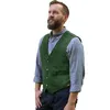 Gilet de costume en daim pour hommes, veste Vintage sans manches en Denim occidental, gilet Steampunk 240119