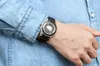 Andra Eutour Black Clock Magnet Ball Pointer Quartz Men Waterproof Wrist Nylon Strap Mens Top Brand Luxury 2019 YQ240122