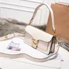 Designer bag crossbody tabby bag shoulder bag for women tote Handbag Real Leather leather baguette embossed bag pochette flap chain Leather Shoulder Bag