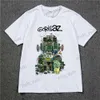 メンズTシャツゴリラズTシャツ英国ロックバンドゴリラズTシャツヒップホップオルタナティブラップミュージックTシャツ