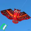 Kite Accessories 3D Owl Kite Kids Toys Funny Outdoor Sports Classic Activity Game With Tail Toys For Children Early Learning Educational