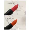 Läppstift märke satin matt tillverkad i Italien 3.5g rouge en levres matta 17 färger dropp leverans hälso skönhet makeup läppar otwny