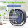 Fans Lucog Mini USB Desktop Fan 3 Speed ​​Personlig bärbar kylning med 360 Rotation Justerbar vinkel för kontorshushållsresor