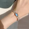 Pulsera de joyería de diseño, brazaletes para mujer, dije de moda, unisex, joyería chapada en oro de acero inoxidable, joyería de diseño de aniversario de América del Sur, brazalete de lujo