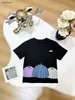 New kids T-shirts Simplified Bear Print child tees Size 100-150 cotton Baby clothes summer boys girl Short Sleeve Jan20