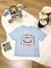 New kids T-shirts Simplified Bear Print child tees Size 100-150 cotton Baby clothes summer boys girl Short Sleeve Jan20