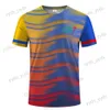 Herr t-shirts 2023 Sommarmän runda nacke andningsbara cykeln nya enkla cr7 klass badminton slitage kort ärm fitness y2k men'scampingt-shirt t240124