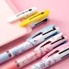 اليابان UNI LIMITED متعددة الوظائف القلم ثلاث في واحد من النوع الصحافة قلم حبر سريع التجفيف الكاريكاتير قرطاسية لطيفة القرطاسية 240122