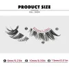 Cat Eye Lashes 10pairs False Eyelashes Natural Eyelashes Anime Winged Clear Band Lashes Fake Eyelash Manga Lashes Makeup