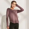 Lu-Wt188 Frauen Yoga Shirt Mädchen Shrits Laufen Langarm Damen Casual Outfits Erwachsene Sportbekleidung Übung Fitness Tragen Sh 59