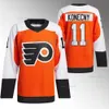 Carter Hart Owen Tippett Gritty Flyers Hockey Jersey''nHl''Reverse Retro Ivan Provorov Travis Konecny Eric Lindros Sean Couturier Cam York Nicolas Deslauriers F