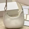 Half Moon Designer Torba dla kobiety nowe luksusowe torebki pod pachami Solidne hobo torba na ramię zapinana na zamek skórzane torby na crossbody