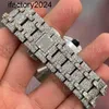 AP Watch Diamond Moissanite Iced Out Can Pass Test Designer Mosonite vs Factory Manuffa