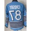 Uomo Vintage Classic Hockey 87 Sidney Crosby Retro Jersey 71 Evgeni Malkin CCM Nero Bianco Blu Giallo Colore squadra Ricamo e cucito per 27