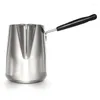Pans LUDA 1000Ml Butter Warmer Stainless Steel Milk Pot With Handle Pan Turkish Coffee Chocolate Melting