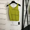 Letters Pin Designer Tees Classic Sleeveless Shirt Fashion Cotton Tops Breathable Soft Touch T Shirt Luxury Girls Tee Shirts