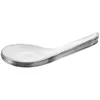 Spoons Flat Bottom Spoon Small For Dessert Replaceable Dinner Metal Table Eating Convenient Soup
