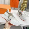 Designer casual schoenen Giga sneakers Modieuze heren dames Paar maat Grote Casual Veelzijdige sneakers Luxe rubberen leer Zachte comfortschoenen