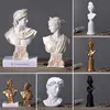Forntida grekiska gudinnan Apollo Figurskulpturkontor Decoration David Head Harts Staty Ornament Modern Home Decor Art Gifts 240123