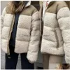 Chaquetas para mujer para mujer chaqueta de lana de invierno para mujer abrigos de piel de oveja sintética abrigos abrigos de piel de gamuza para hombre abrigo de piel de cordero engrosado cálido Dhra6