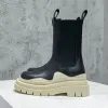 مع منصة Martinin Box New Mens Womens يزيد من الأزواج في منتصف السجلات النارية Avocado Boots Green Roman Sixes 35-45