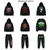 Örümcek Hoodies Pembe Örümcek Kapüşonlu Genç Thug SP5DER TRACHSUIT 55555 Erkek Kadın Web Ceket Sweatshirt Örümcekleri 555 LPM ABD Boyutu S-XL O9SJ