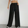 Pantalons pour femmes taille élastique cordon de serrage décontracté sous les shorts jambières d'exercices recadrées pour femmes sous-vêtements pour femmes