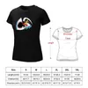 Women's Polos Surf's Up T-shirt Short Sleeve Tee Hippie Clothes Cotton