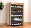 Storage Boxes Dustproof Assemble Shoes Rack DIY Home Furniture Nonwoven Shoe Shelf Hallway Cabinet Organizer Holder ZZ