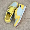 Authentieke Lage OG Canary Racer Blauwe Schoenen Cactus Jack 1s TS Mannen Vrouwen Sport Sneakers Met Originele doos DZ4137-700