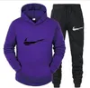 2024 Casual sportkleding Herfstmerk bedrukte joggingbroek met lange mouwen, tweedelige fitnesssportkledingset van luxe merk Heren trainingspak casual hoodie