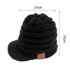 Berretti Berretto unisex compatibile con Bluetooth 5.0 Cappello a cuffia tinta unita lavorato a maglia Inverno all'aperto Cuffie senza fili Streetwear